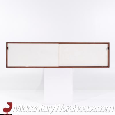 Florence Knoll Florence Knoll 123 W 1 Mid Century Walnut Wall Mount Credenza