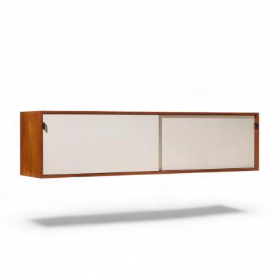 Florence Knoll Florence Knoll 123 W 1 Mid Century Walnut Wall Mount Credenza