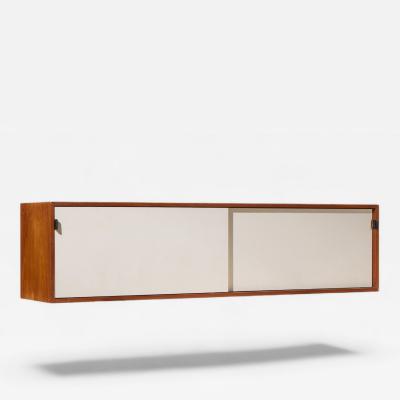 Florence Knoll Florence Knoll 123 W 1 Mid Century Walnut Wall Mount Credenza