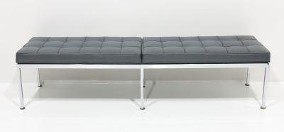 Florence Knoll Florence Knoll Bench in Holly Hunt Leather