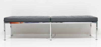 Florence Knoll Florence Knoll Bench in Holly Hunt Leather