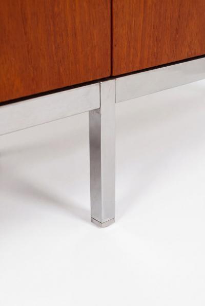 Florence Knoll Florence Knoll Eight Drawer Credenza Teakwood and Marble 1973