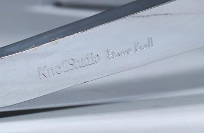 Florence Knoll Florence Knoll Italian Carrara Marble Chrome Dining Table or Desk