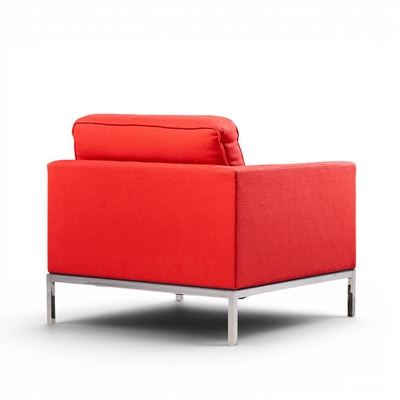 Florence Knoll Florence Knoll Mid Century Relaxed Cube Club Lounge Chairs Pair