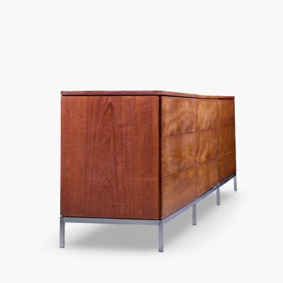 Florence Knoll Florence Knoll Mid Century Teak Triple Dresser