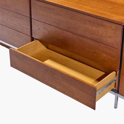 Florence Knoll Florence Knoll Mid Century Teak Triple Dresser