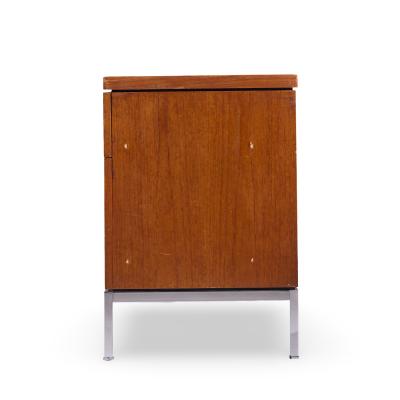 Florence Knoll Florence Knoll Mid Century Teak and Chrome File Credenza