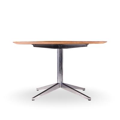 Florence Knoll Florence Knoll Mid Century Walnut and Chrome Dining Table