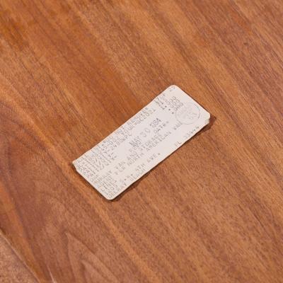 Florence Knoll Florence Knoll Mid Century Walnut and Chrome Dining Table