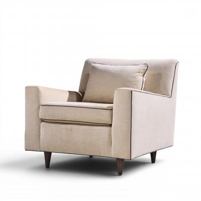 Florence Knoll Florence Knoll Model 25 Mid Century Walnut Lounge Chair