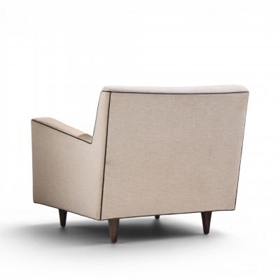 Florence Knoll Florence Knoll Model 25 Mid Century Walnut Lounge Chair