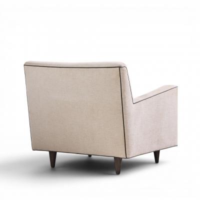 Florence Knoll Florence Knoll Model 25 Mid Century Walnut Lounge Chair