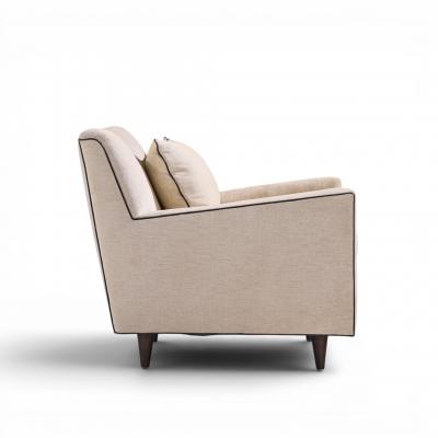 Florence Knoll Florence Knoll Model 25 Mid Century Walnut Lounge Chair