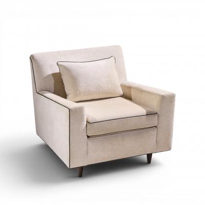 Florence Knoll Florence Knoll Model 25 Mid Century Walnut Lounge Chair
