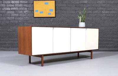 Florence Knoll Florence Knoll Model 541 Two Tone Lacquered Credenza