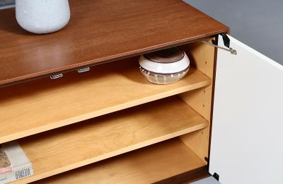 Florence Knoll Florence Knoll Model 541 Two Tone Lacquered Credenza