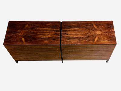 Florence Knoll Florence Knoll Rosewood 6 Drawer Double Dresser Chest 1960