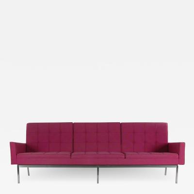 Florence Knoll Florence Knoll for Knoll Mid Century Modern Sofa in Fuchsia