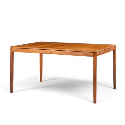 Florence Knoll Florence Knoll for Knoll Mid Century Walnut Expanding Dining Table with 1 Leaf