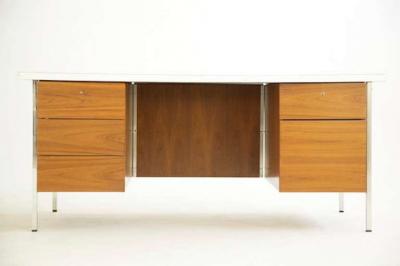 Florence Knoll Knoll International Planed Office Group Double Pedestal Desk