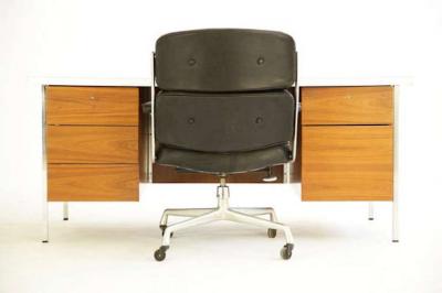 Florence Knoll Knoll International Planed Office Group Double Pedestal Desk