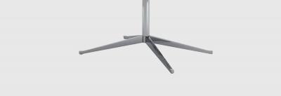 Florence Knoll Large oval table in marble and chrome by Florence Knoll Knoll Intl US circa 1961