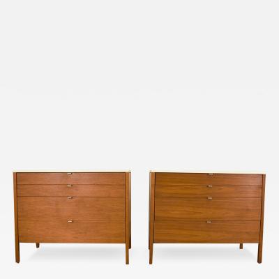 Florence Knoll Mid Century Pair of Florence Knoll Chests of Drawers