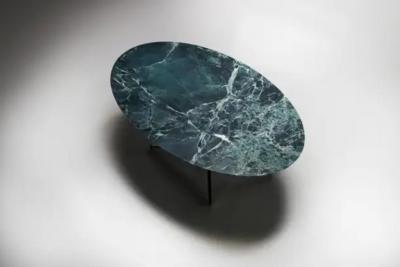 Florence Knoll Oval Green Marble Dining Table by Florence Knoll United States 1960s