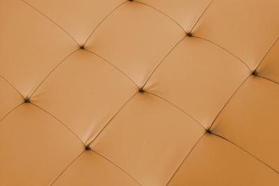 Florence Knoll Pair of Florence Knoll Leather Ottomans 1965