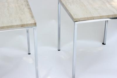 Florence Knoll Pair of Original Florence Knoll Square Side Tables 1960 Italy