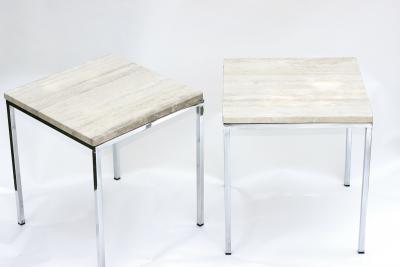 Florence Knoll Pair of Original Florence Knoll Square Side Tables 1960 Italy