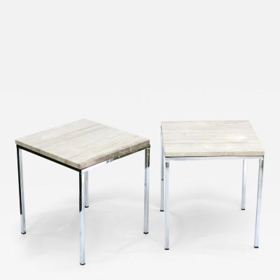 Florence Knoll Pair of Original Florence Knoll Square Side Tables 1960 Italy