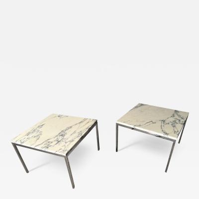 Florence Knoll Pair of coffee tables ends of sofa by Florence Knoll Knoll Intl circa 1960