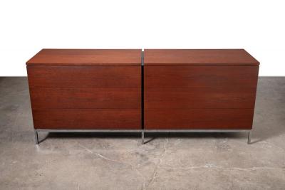 Florence Knoll Six Drawer Double Dresser by Florence Knoll