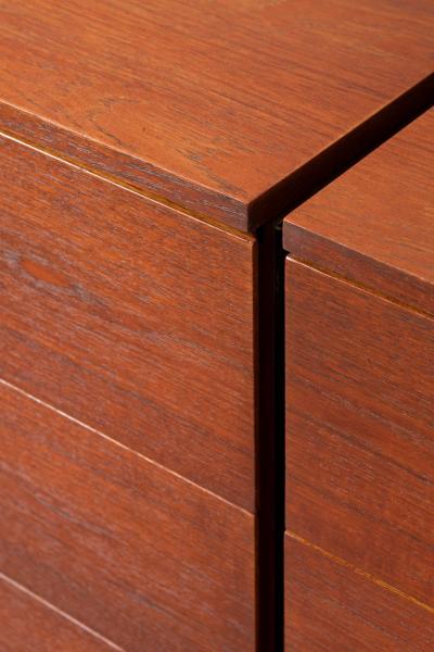 Florence Knoll Six Drawer Double Dresser by Florence Knoll