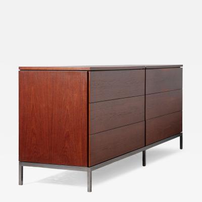 Florence Knoll Six Drawer Double Dresser by Florence Knoll