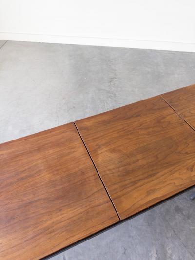 Florence Knoll T Bar Walnut Coffee Table by Florence Knoll
