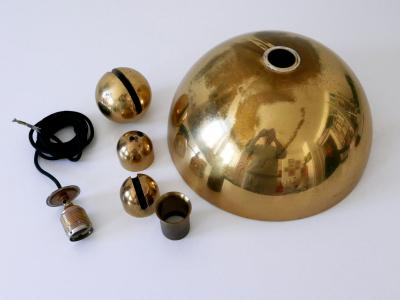 Florian Schulz Elegant Mid Century Counterweight Brass Pendant Lamp by Florian Schulz 1960s