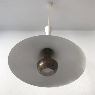 Florian Schulz Elegant Mid Century Modern Pendant Lamp or Hanging Light by Florian Schulz 1960s