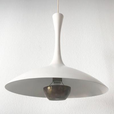 Florian Schulz Elegant Mid Century Modern Pendant Lamp or Hanging Light by Florian Schulz 1960s