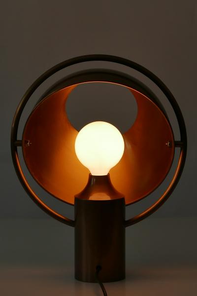 Florian Schulz Extremely Rare Mid Century Modern Table Lamp by Florian Schulz Germany 1970s