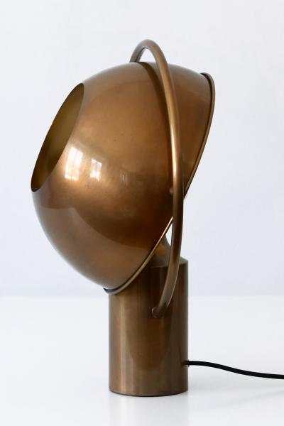 Florian Schulz Extremely Rare Mid Century Modern Table Lamp by Florian Schulz Germany 1970s