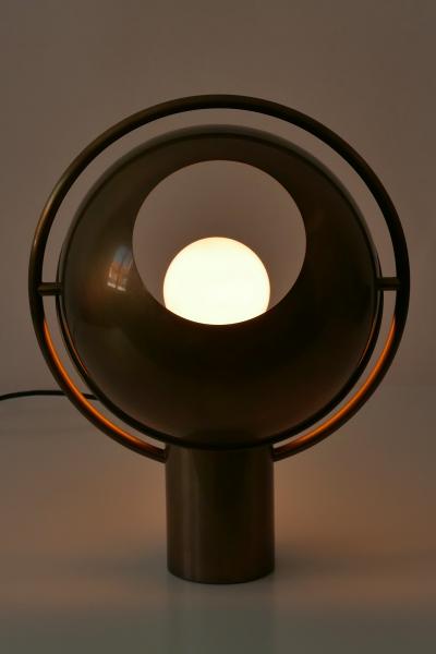 Florian Schulz Extremely Rare Mid Century Modern Table Lamp by Florian Schulz Germany 1970s