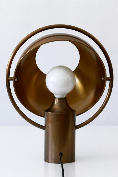 Florian Schulz Extremely Rare Mid Century Modern Table Lamp by Florian Schulz Germany 1970s