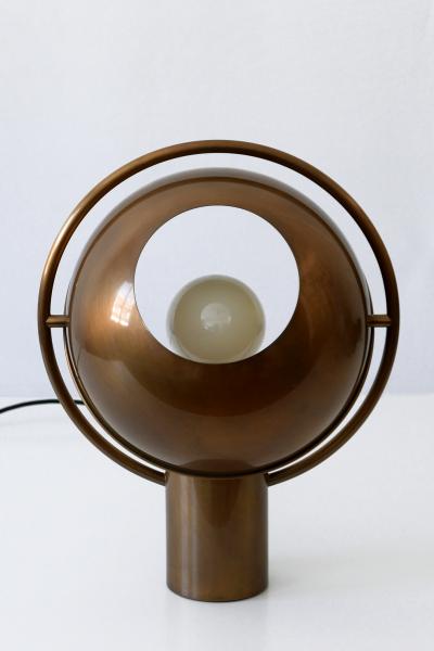 Florian Schulz Extremely Rare Mid Century Modern Table Lamp by Florian Schulz Germany 1970s