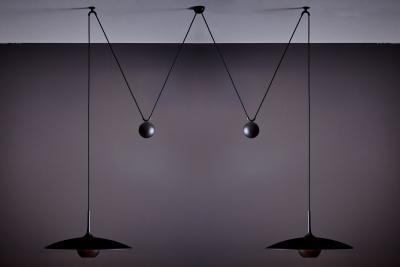 Florian Schulz Florian Schulz Double Onos 55 in Brass Flat Black with Side Counterweight