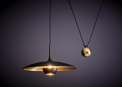 Florian Schulz Florian Schulz Double Onos 55 in Brass Flat Black with Side Counterweight