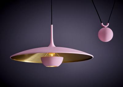 Florian Schulz Florian Schulz Double Onos 55 in Brass Flat pink with Side Counterweight