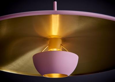Florian Schulz Florian Schulz Double Onos 55 in Brass Flat pink with Side Counterweight