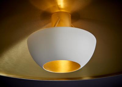 Florian Schulz Florian Schulz Double Onos 55 in Brass Flat white with Side Counterweight